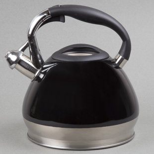 Creative Home Triumph 3.5 Quarts Stainless Steel Whistling Stovetop Tea Kettle