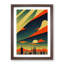 City Skyline Deco No.2 - Framed Print-504271975-504271972