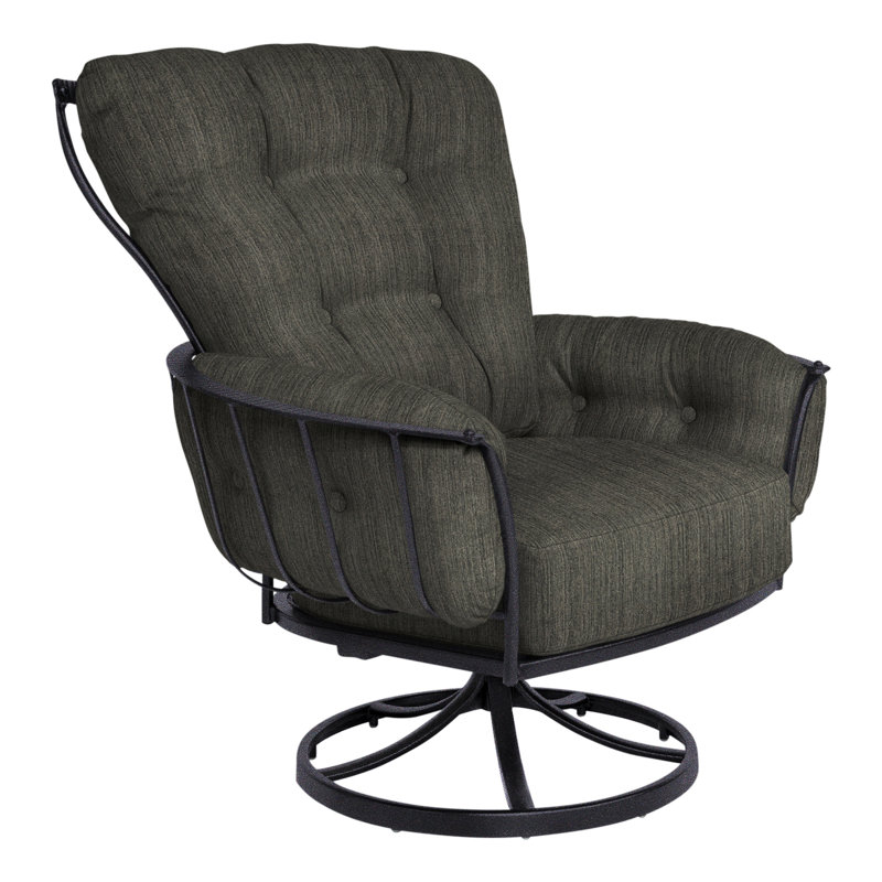Monterra Outdoor Rocker Chair, Graphite, Surpass Stone
