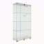 Armoire vitrée à 2 portes avec 4 lumières DEL-75598395
