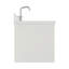 Meuble-lavabo mural simple 49 po avec comptoir en quartz blanc pur Mulloy 1,5 po Mulloy-1279696482-1279696481