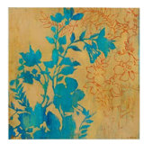 WhitVibrant Branches Roses Print by Chelsea Art Studio