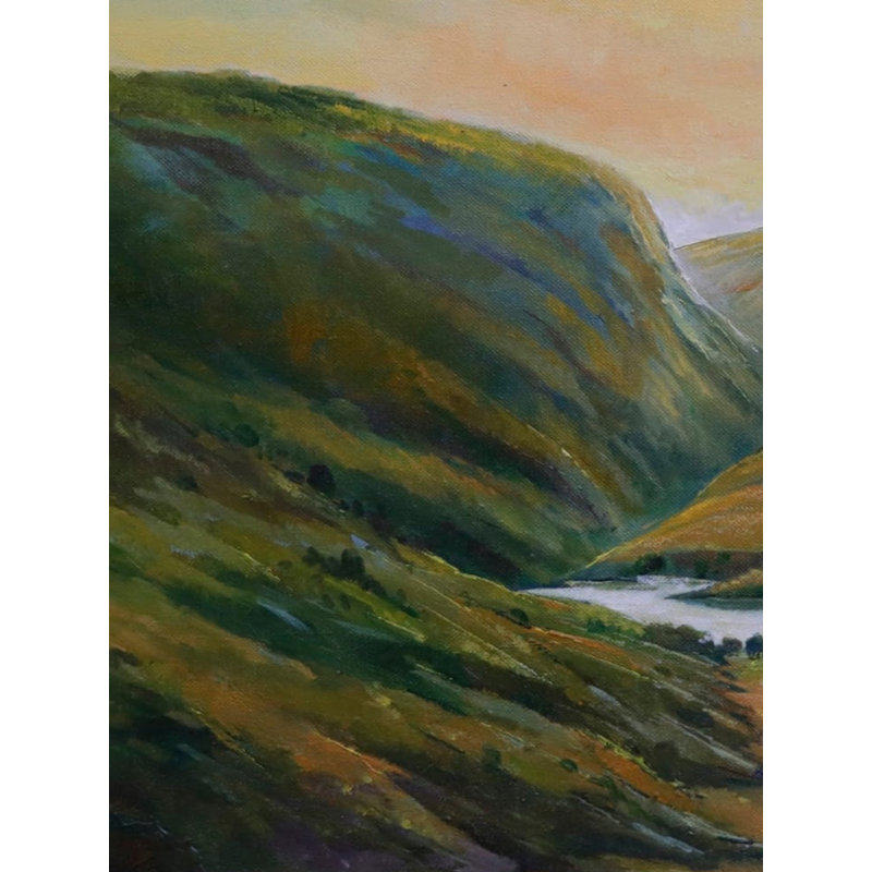 Le paradis sur terre | Huile sur toile | Par Kshirsagar Sanjay Krishna