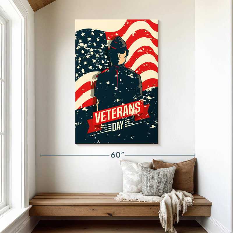 Patriotisme de Lelend, H 48 po x l 32 po