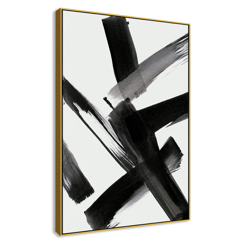 «Black Magic II» par Susan Jill, H 61,5 po x l 41,5 po x P 2 po, Or