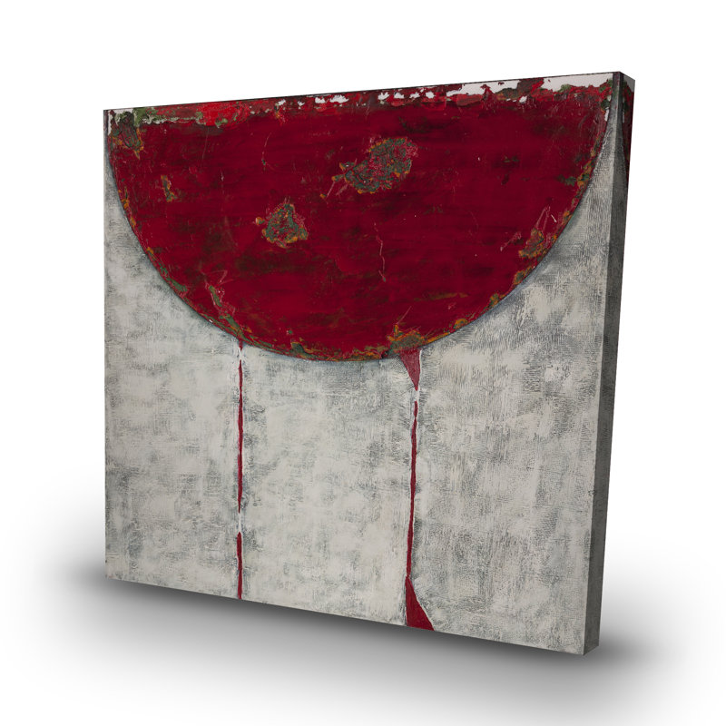 half circle - 32"x32" art on canvas