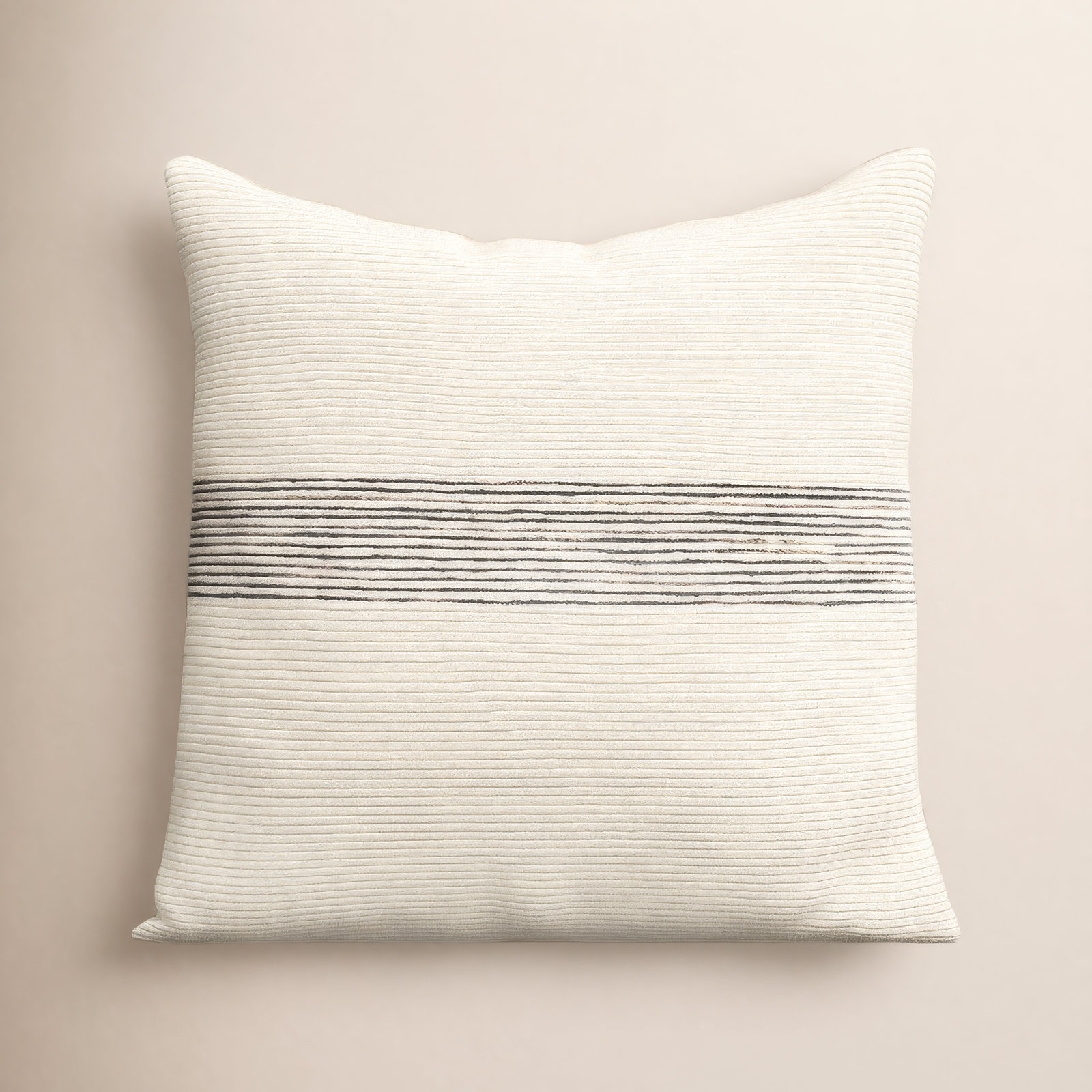 Cason Striped Cotton Throw Pillow, 22" x 22", Pillow Cover Only - No Insert