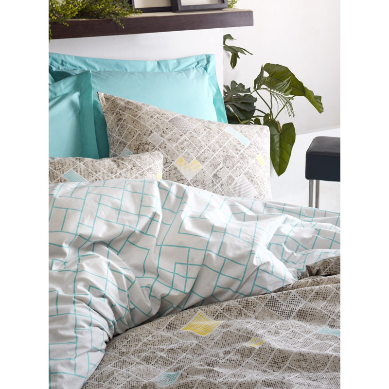 Cotton Abstract Duvet Cover