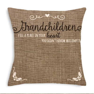 Cotton Blend Throw Pillow