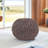Knit Weave Pouf, 20 W X D 14 H, Brown, Modern Decor For Indoor Outdoor Areas Brown 20X20x14 Inches, Design, Function