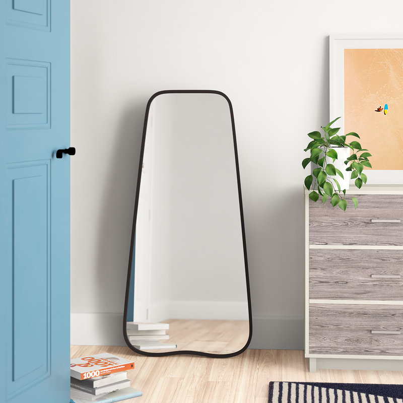 Ava Framed 121cm Full Length Mirror , Black