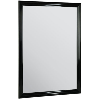 Elata Wood Flat Wall Mirror