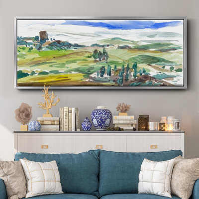 Pastel Hills I - toile encadrée