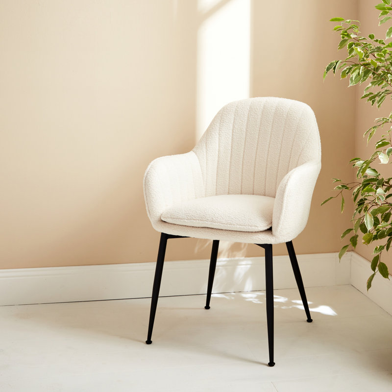 Parrella 59 Wide Tufted, Boucle Accent Armchair