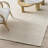 Vermont Hand Woven Wool;Cotton Striped Indoor Rug-117806695