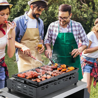 LIFERUN 3 - Burner Countertop Natural Gas 25000 BTU BTU Gas Grill