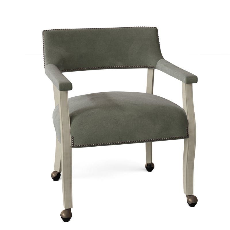 Fauteuil Thayer, Saule 9953, Tabac, Nickel noir