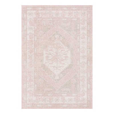 Tapis d'intérieur / extérieur rose Susan