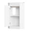 Single Bathroom Vanity with Drop In Ceramic Basin-2070833468