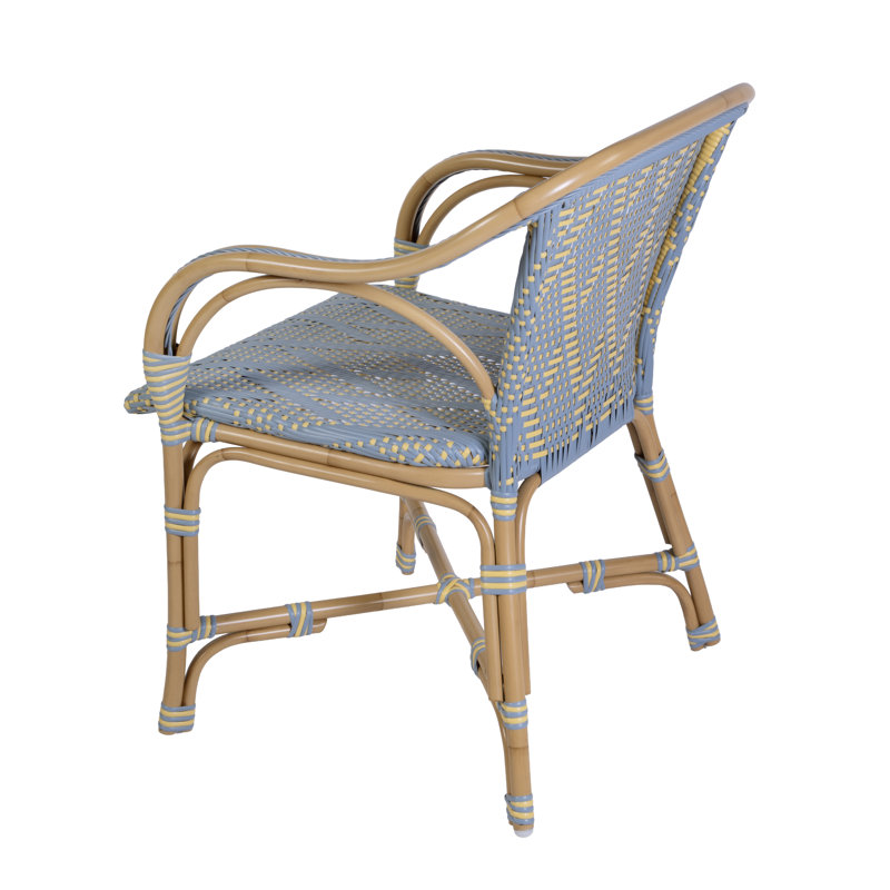Cliff Outdoor Arm Chair, Cliff Outdoor Arm Chair, Blue & Yellow