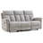 81" Wide Modern Chenille Upholstered Manual Reclining Sofa-1828167391
