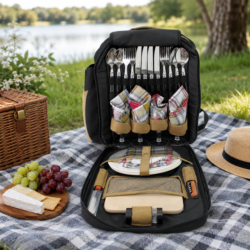 Picnic Backpack Service for 4