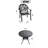 Bostin Round 4 - Person 39.37'' L Outdoor Dining Set
