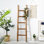 Échelle de couverture en bois 57 po entièrement assemblée