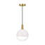 Sean Lavin Torian 1 Light Kitchen Pendant With Milk Clear Glass Mix Shade-1805792417