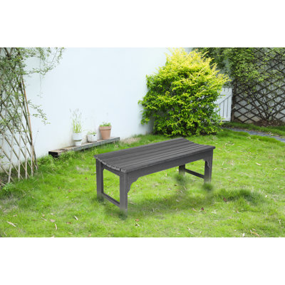 Backyard Bench With Fan In Gray - All Weather, Protected, 500Lbs Capacity, Cool Breeze For Outdoor Use , Weight 2 Person Seat