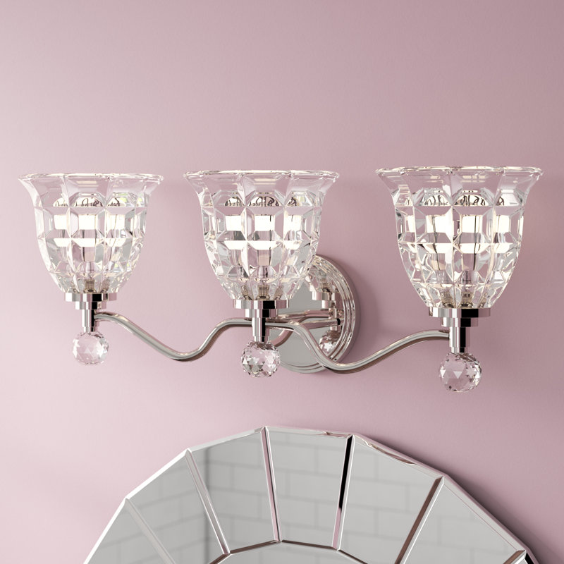 Eduard 2-Light Polished Nickel Vanity Light, 8.5" H x 16" W x 16" D, 2 Lights