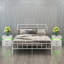Table de chevet Glam à DEL, 2 tiroirs à devant scintillant, bois massif et lumières DEL, lueur de chambre à coucher moderne-2069358289