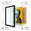 Portrait in Black Shades Modern - Framed Print-1005880886-1005880882