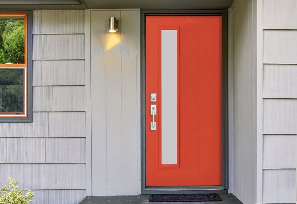 1-Lite Contemporary Exterior Door