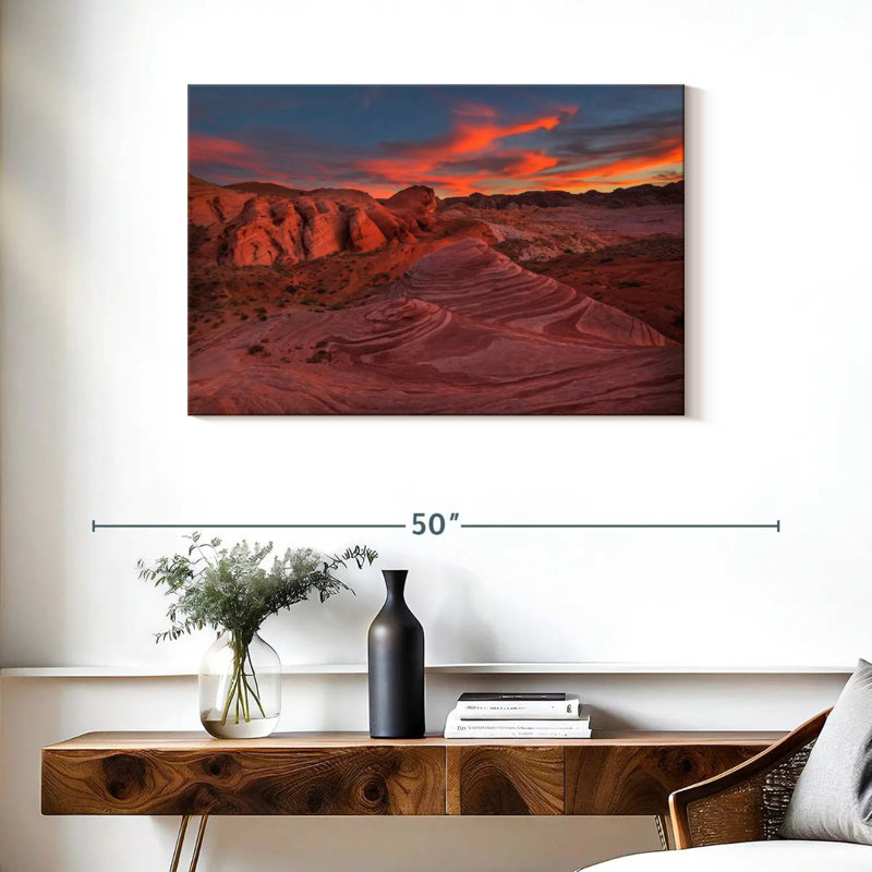 Alvord Valley of Fire State Park, H 24 po x l 36 po