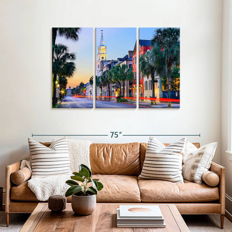 Tergel Charleston Cityscape, H 36 po x l 57 po