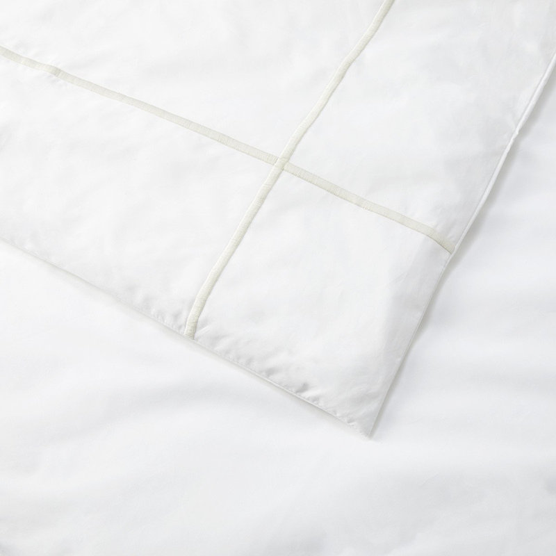 Athena Duvet Cover, King Duvet Cover, Nacre