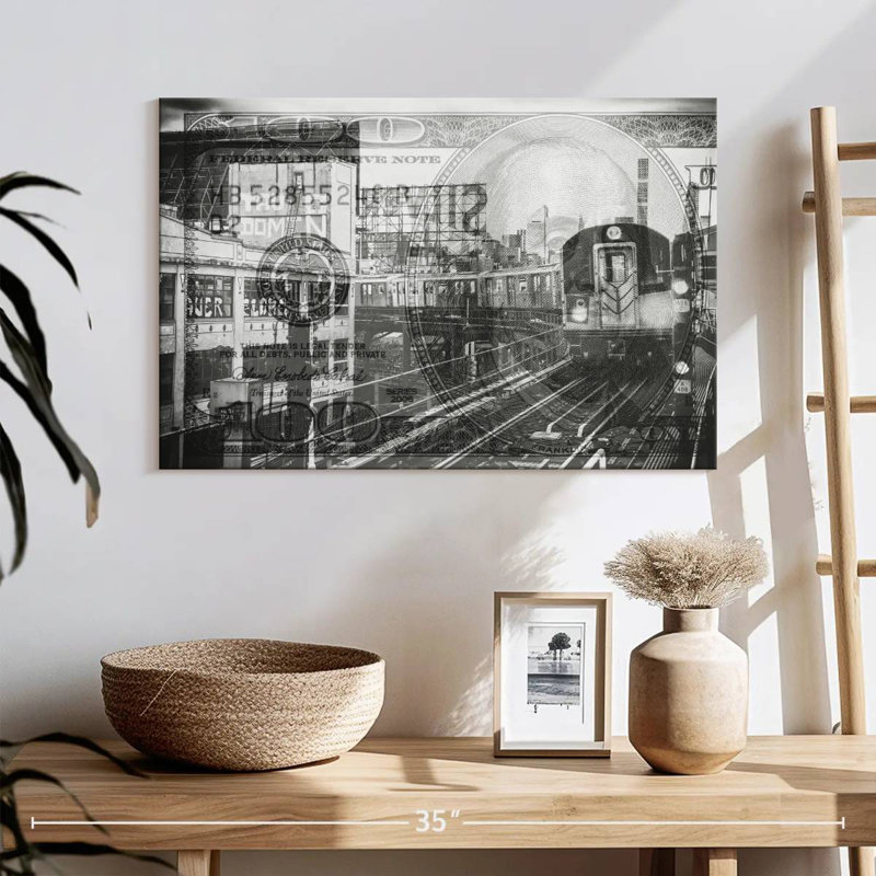 Sireci Manhattan Dollars Line 7, 16" H x 24" W