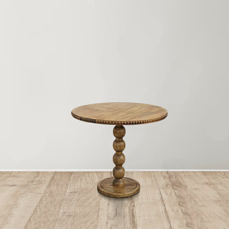 Laverock Solid Wood Top End Table