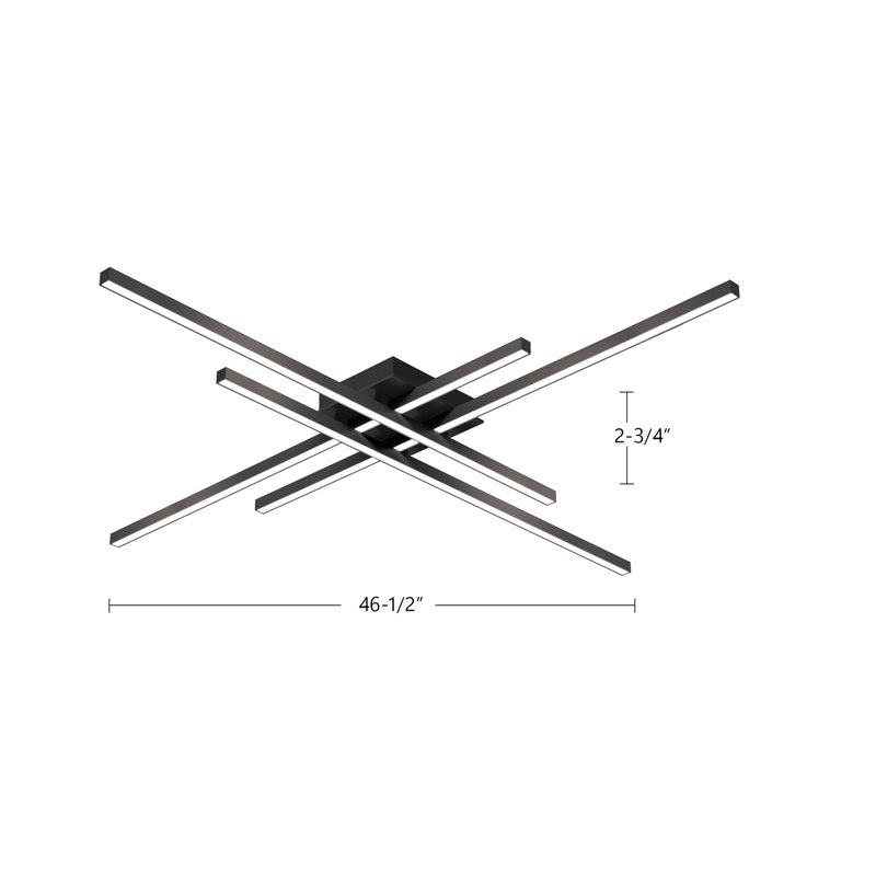 Vega Minor 46.5" Wide LED Flush Mount