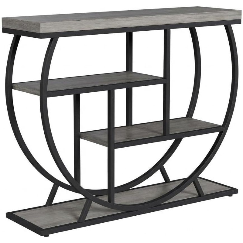 Console et table de vestibule Rustic Industrial, Gris