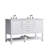 Vicini 54" Double Bathroom Vanity Set-1105960576