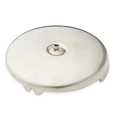 Overflow Cover Plate with Single Screw