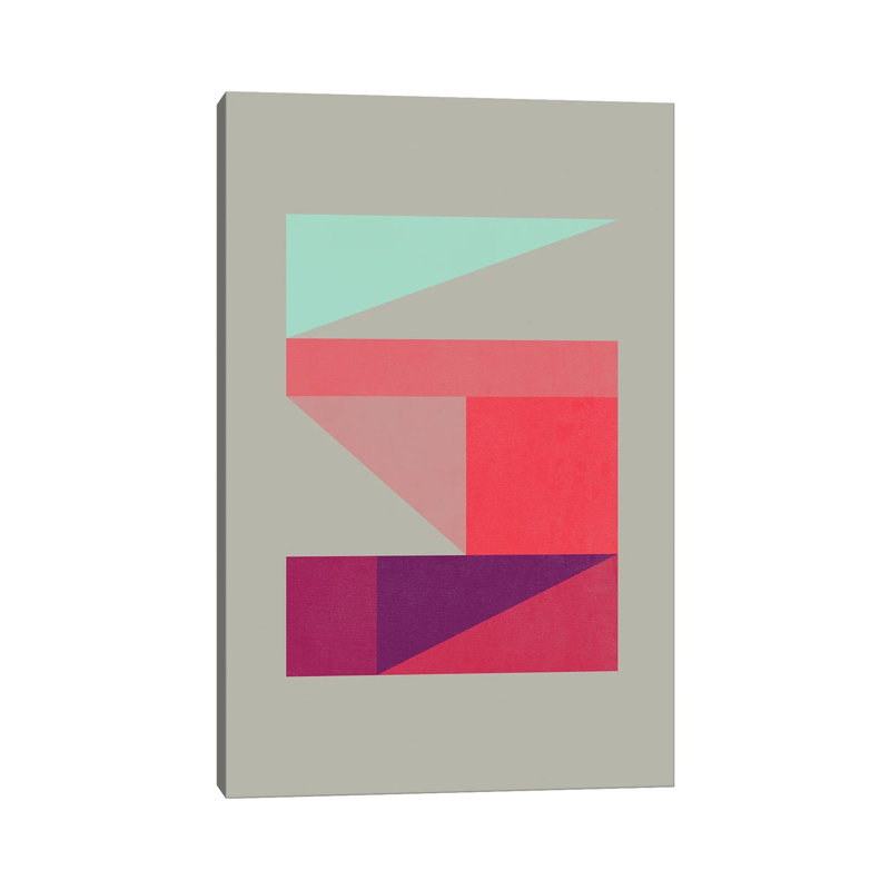 Triptych II by Susana Paz - Wrapped Canvas Print, 30.48cm H x 20.32cm W x 1.91cm D