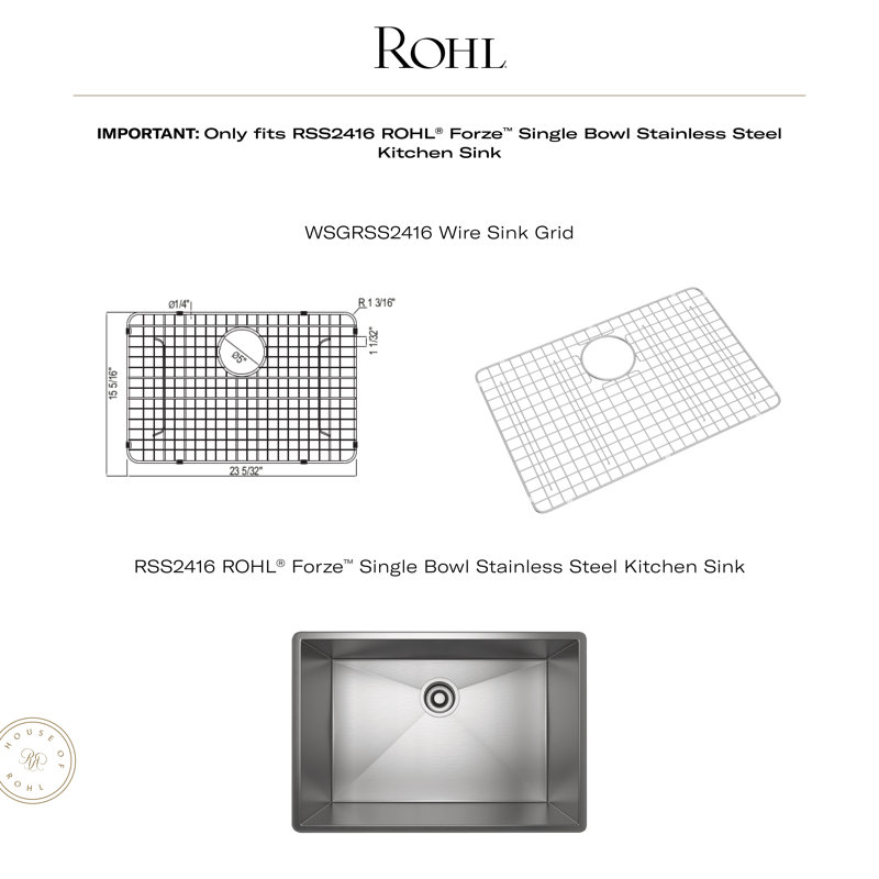 Stainless Steel Wire Sink Grid for Kitchen Basin