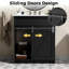 Ensemble de meuble-lavabo simple 30 po avec porte de grange et 3 tiroirs Farmhouse-367978511-363145061