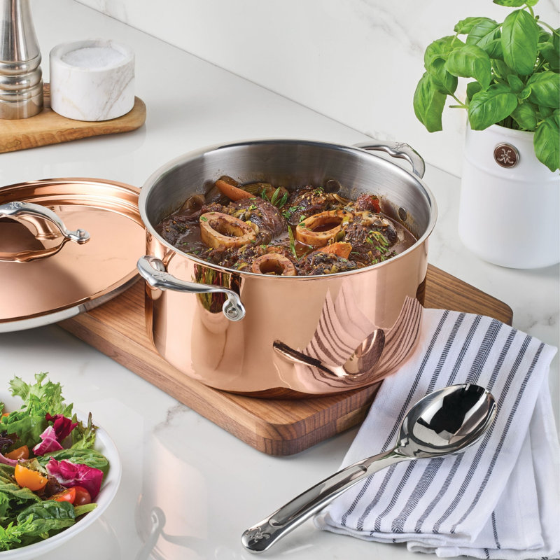 Copperbond Aura 6.0qt Covered Stock Pot (24cm)