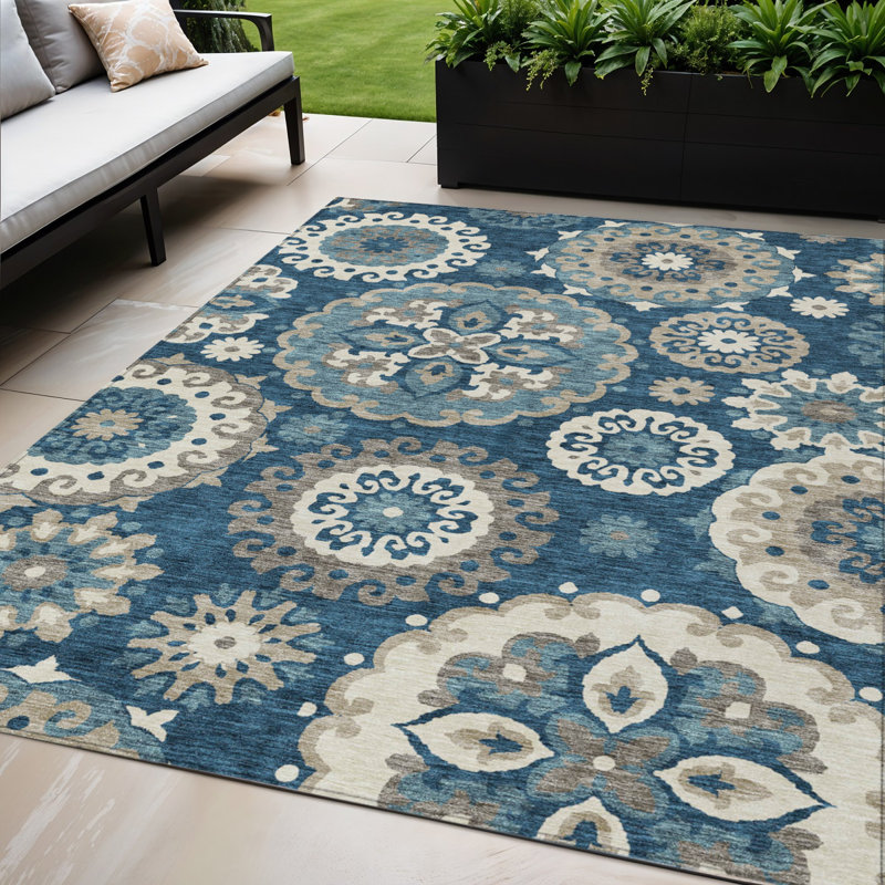 Tapis intérieur lavable 5 pi