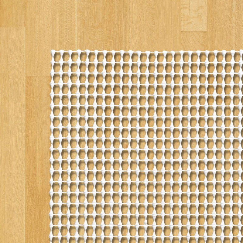 Non-Slip Dual Surface 0.1'' Thick Rug Pad, Round 5'1"