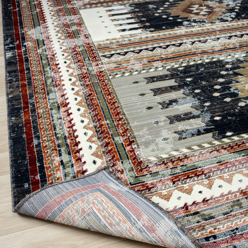 Struan Southwestern Area Rug, Rectangle 5'2" x 7'8"
